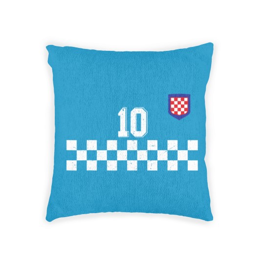 Discover Croatia Football Jersey Retro Red Hrvatska Soccer Woven Pillows