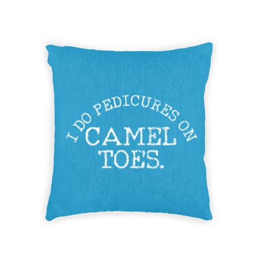Discover Pedicure On Camel Toes Woven Pillows
