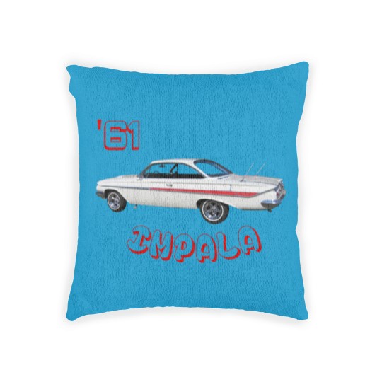 Discover Impala 1961 Bubble Top Hard Top Woven Pillows