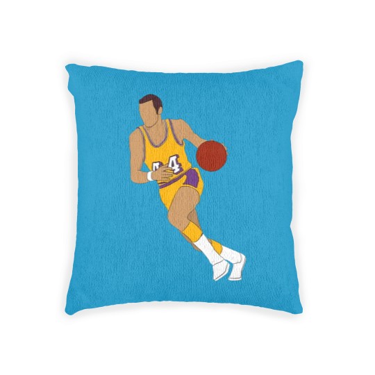 Discover The Logo - Jerry West - Woven Pillows