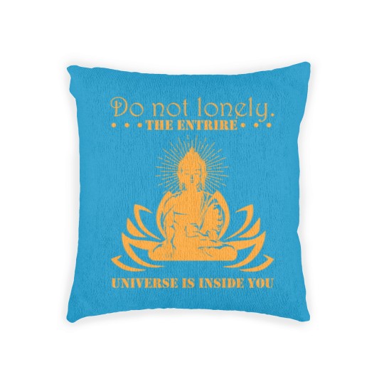 Discover Meditate Buddha Woven Pillows Woven Pillows