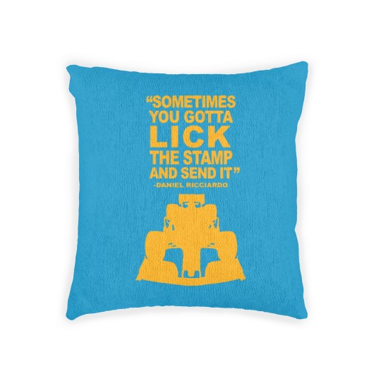 Discover Daniel Ricciardo legendary quote Woven Pillows