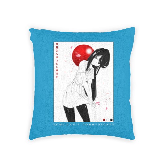 Discover Komi Can't Communciate - Woven Pillows - Anime Woven Pillows - Komi Cant Communicate - Woven Pillows - Anime Woven Pillows