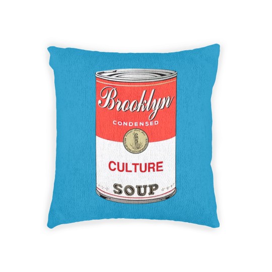 Discover Brooklyn Soup Can - Streetwear - Woven Pillows
