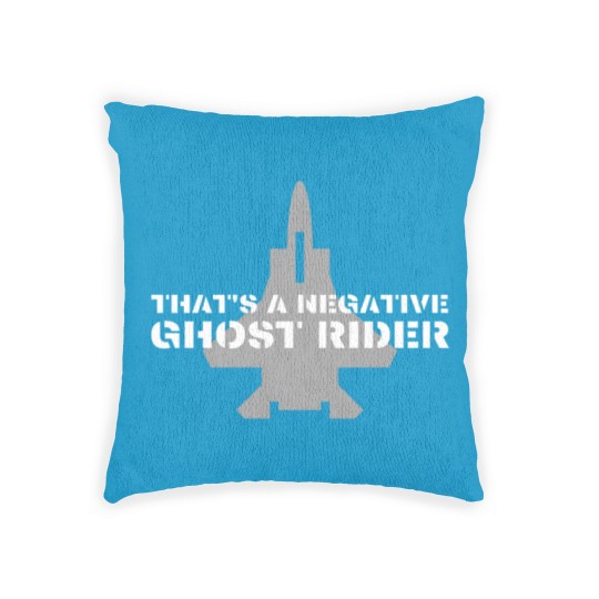 Discover That's a negative ghost rider quote design in air Woven Pillows