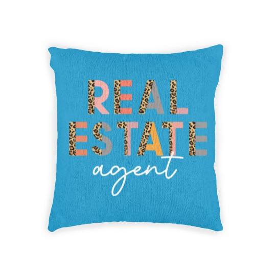 Discover REAL ESTATE AGENT Woven Pillows