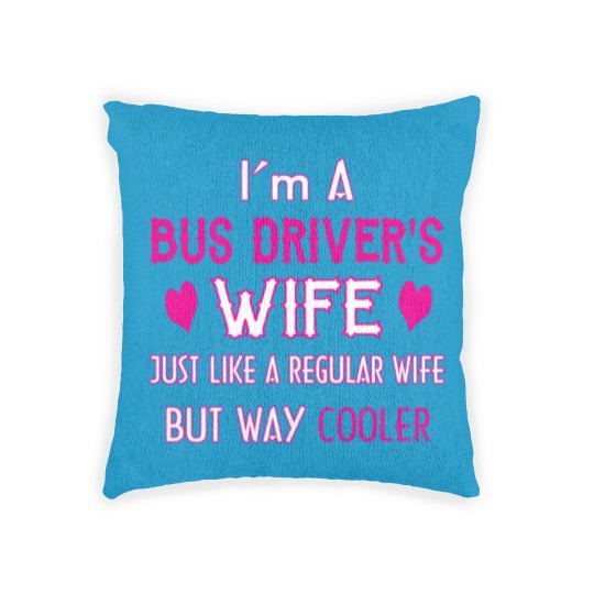 Discover Bus Driver's Wife Woven Pillows