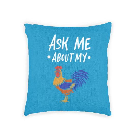 Discover Ask Me About My Cock Woven Pillows