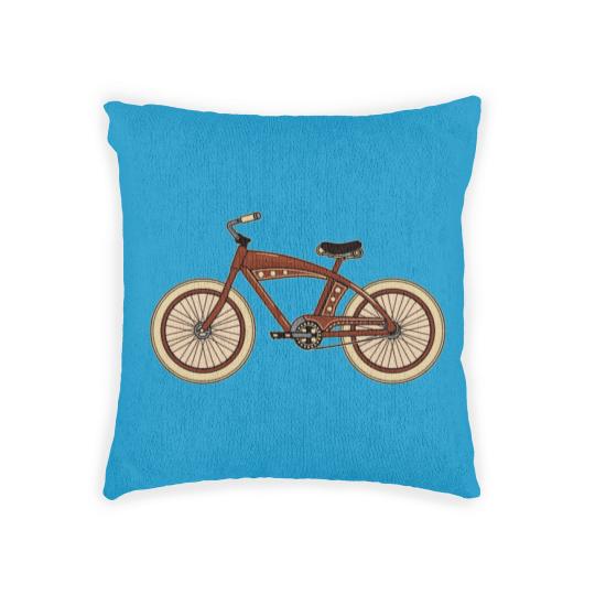 Discover Classic Bicycle Woven Pillows