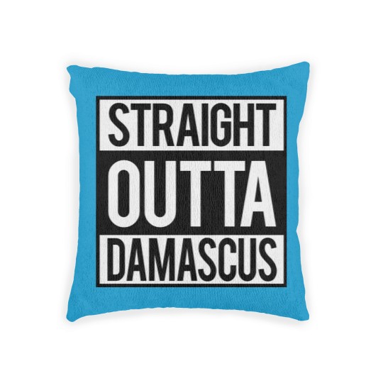 Discover Straight Outta Damascus Woven Pillows
