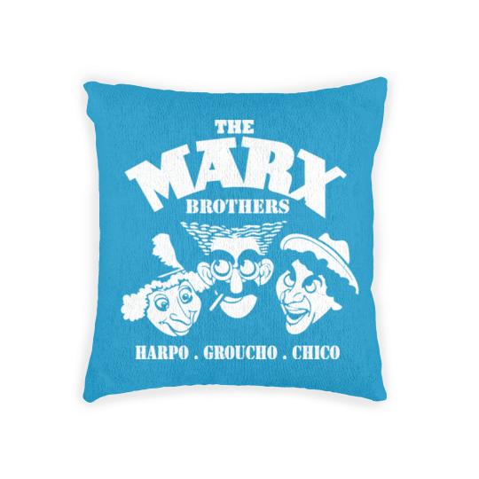 Discover The Marx Brothers fan - Harpo, Grouchom, Chico Woven Pillows
