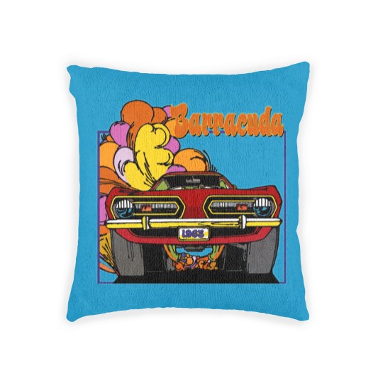 Discover 1968 Plymouth Barracuda Car T Woven Pillows