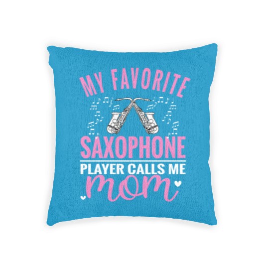 Discover Saxophone Mom Jazz Music Instrument Saxophone Woven Pillows