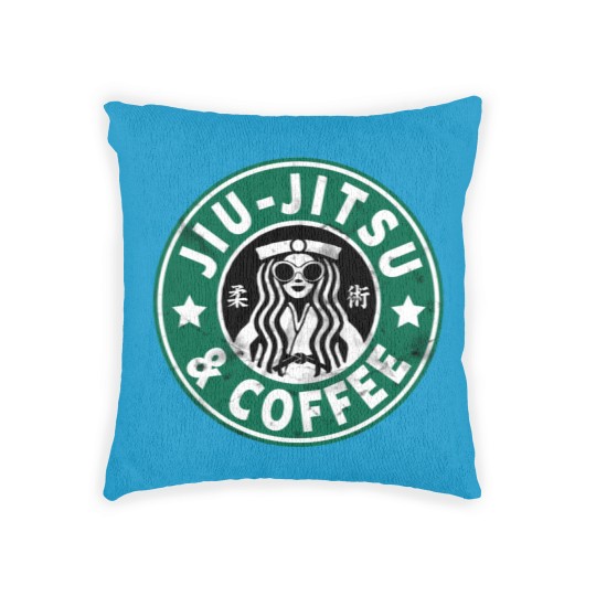 Discover JIU JITSU AND COFFEE - FUNNY BRAZILIAN JIU JITSU - Jiu Jitsu - Woven Pillows