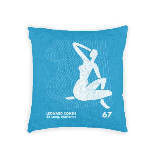 Discover Leonard Cohen / Minimalist Artwork Design - Leonard Cohen - Woven Pillows