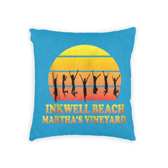 Discover Inkwell Beach Oak Bluffs Martha s Vineyard MA Vint Woven Pillows