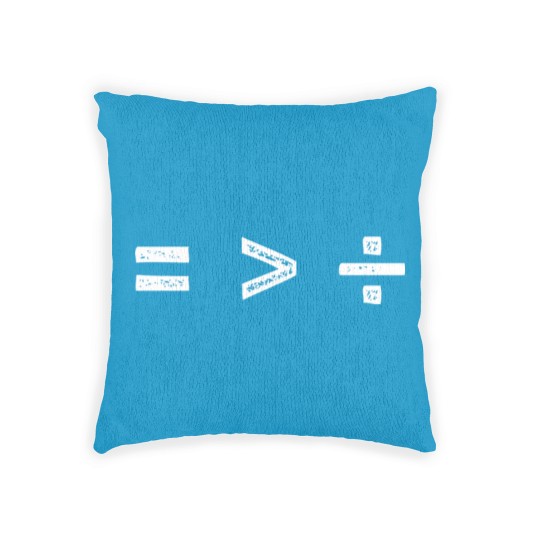 Discover Equality Is Greater Than Division Social Justice M Woven Pillows