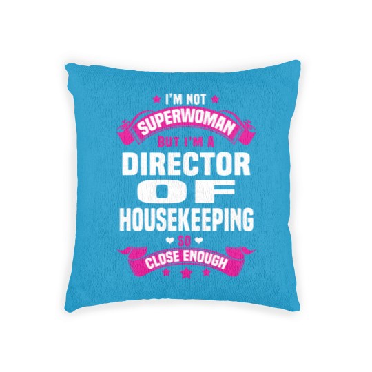 Discover Director of Housekeeping Woven Pillows
