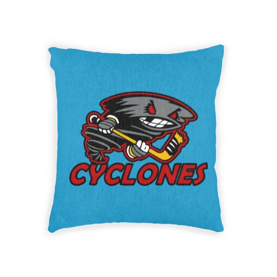 Discover Cyclones Hockey Logo - Cyclones Hockey - Woven Pillows