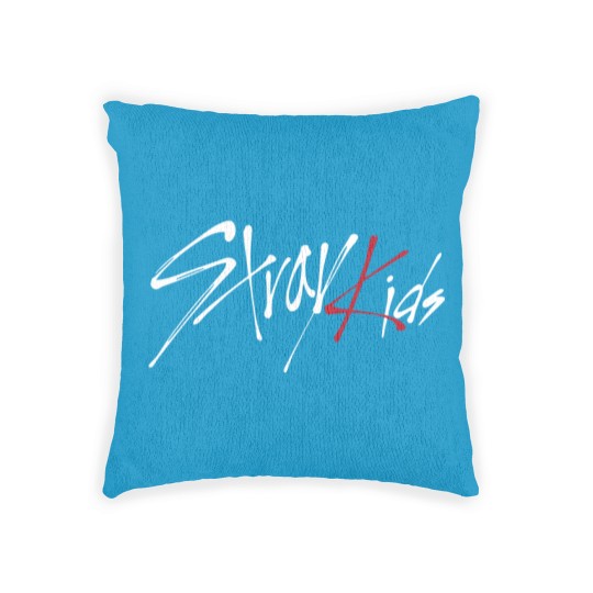 Discover Stray Kids Logo White Classic Woven Pillows