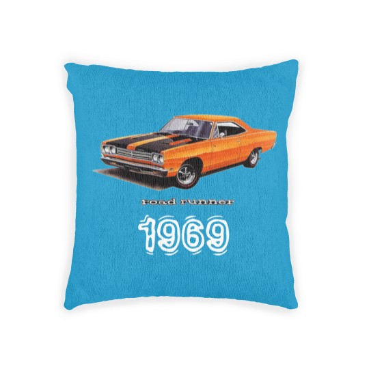 Discover Mopar - 1969 Plymouth Road Runner Woven Pillows