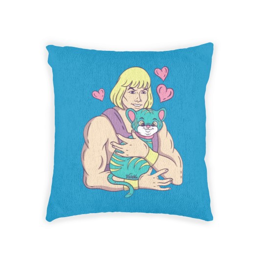 Discover He-Man's Cat - He Man - Woven Pillows