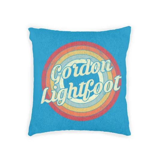 Discover Gordon Lightfoot - Retro Vintage - Gordon Lightfoot - Woven Pillows