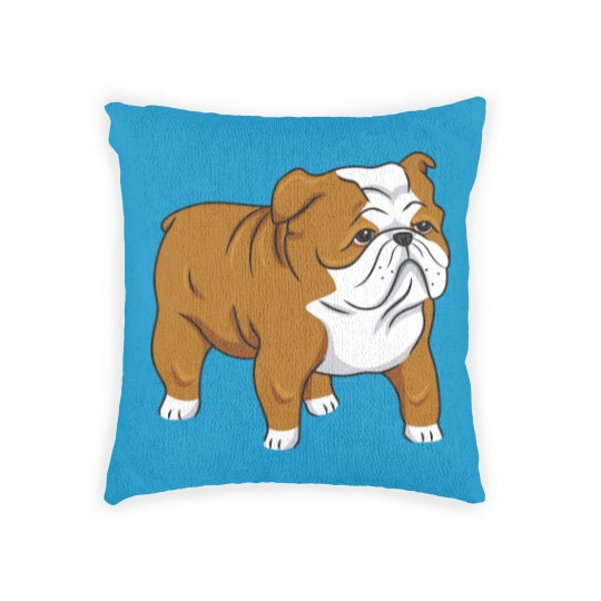 Discover Cute English Bulldog Classic Woven Pillows