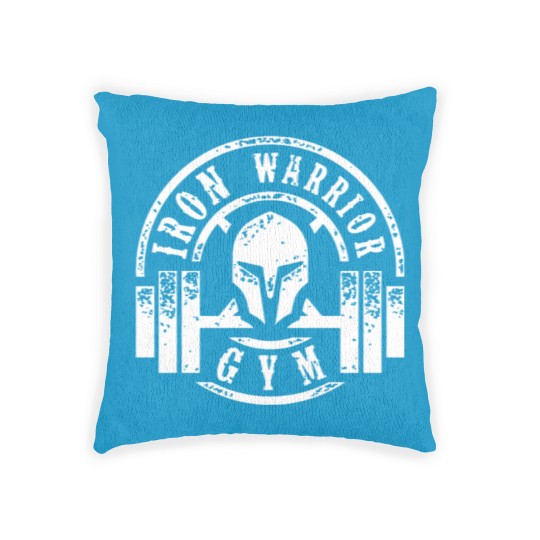 Discover IRON WARRIOR MENS BODYBUILDING GYM MOTIVATION MMA Woven Pillows
