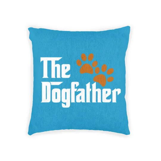 Discover Cool Dog Dad Dog Father Woven Pillows The DogFather Woven Pillows