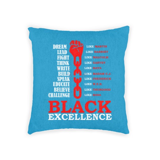 Discover Black Excellence, Black AF Woven Pillows
