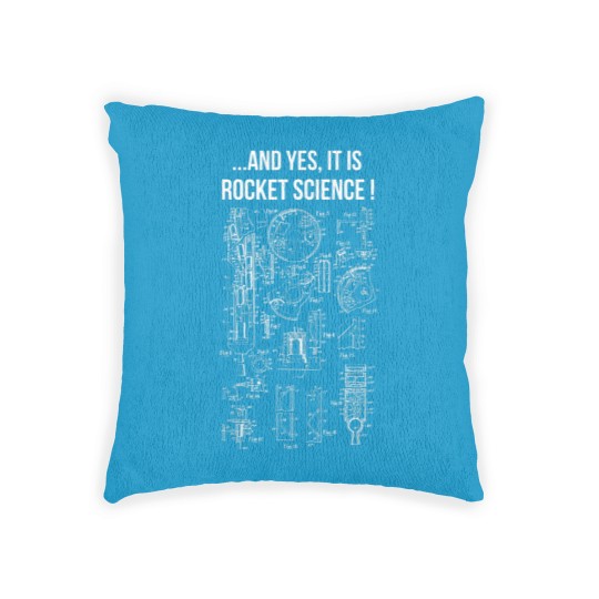 Discover ...And Yes It Is Rocket Science! Fun Clothing For Engineers Woven Pillows