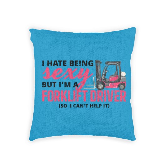 Discover Forklift Driver Apparel Forklift Operator Funny Gift Woven Pillows