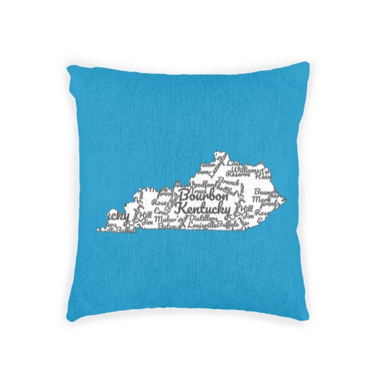 Discover Kentucky Woven Pillows I Bourbon Trail Map Gift Woven Pillows I Men Women