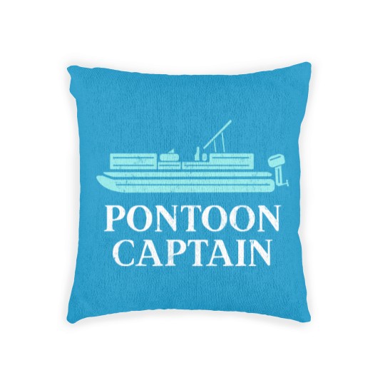 Discover Pontoon Captain Woven Pillows Pontoon Lake