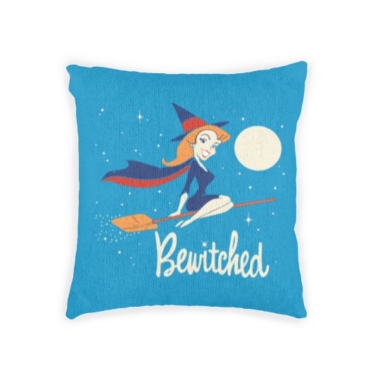 Discover bewitched vintage witchcraft Woven Pillows