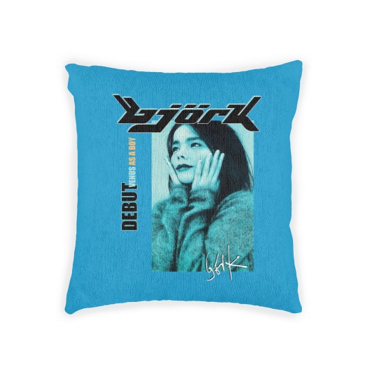 Discover Bjork Venus as a boy Retro Woven Pillows, Bjork Venus as a boy Vintage print Woven Pillows