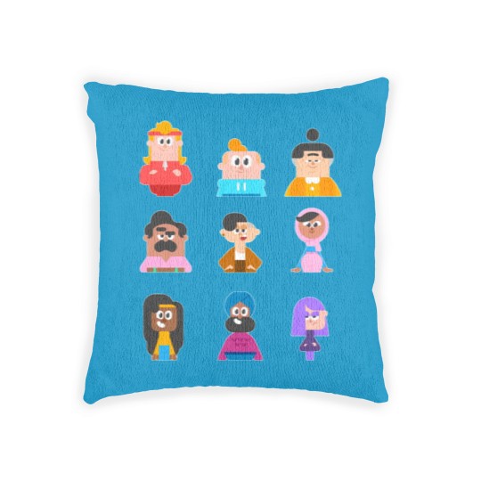 Discover Duolingo Characters   Classic Woven Pillows Woven Pillows