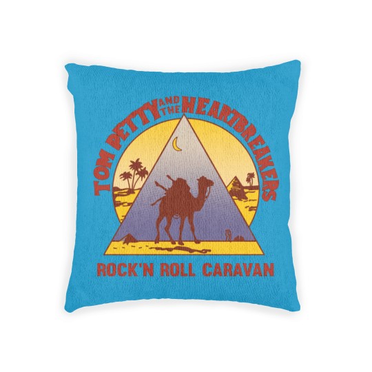 Discover Vintage Tom Petty And The Heartbreakers Rock And Roll Woven Pillows,