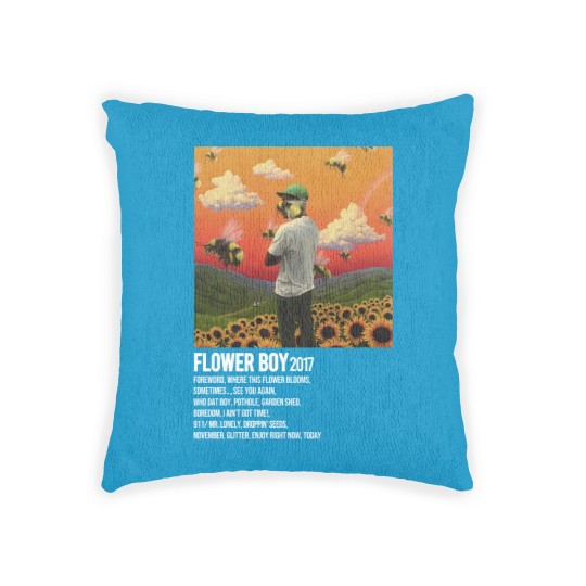 Discover Minimalist Album Music Woven Pillows, Tyler Flower Boy Tour Album, Album Music Trend 2023 Woven Pillows