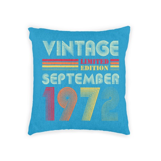 Discover 50 Year Old Vintage September 1972  Woven Pillows