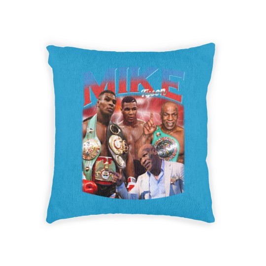 Discover Vintage Mike Tyson Iron Mike Woven Pillows