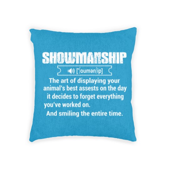 Discover Showmanship - showmanship define Woven Pillows