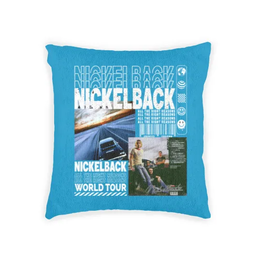 Discover Nickelback Music Woven Pillows, Nickelback Merch Vintage Get Rollin' Tour 2023