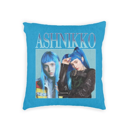 Discover Ashnikko Woven Pillows American Singer Pop Hip Hop Vintage Woven Pillows