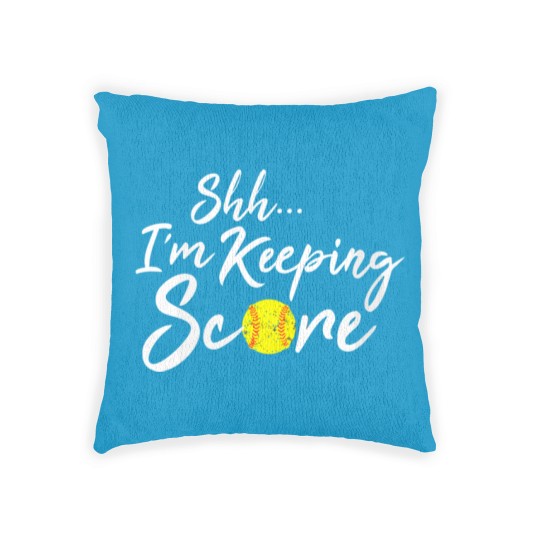 Discover Scorekeeper Softball Team Scorebook Keeper Gift Te Woven Pillows