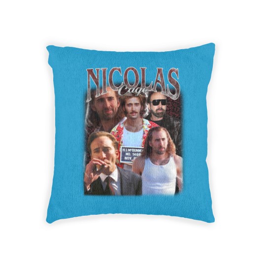 Discover Nicolas Cage Vintage Unisex Woven Pillows, Vintage Nicolas Cage Woven Pillows