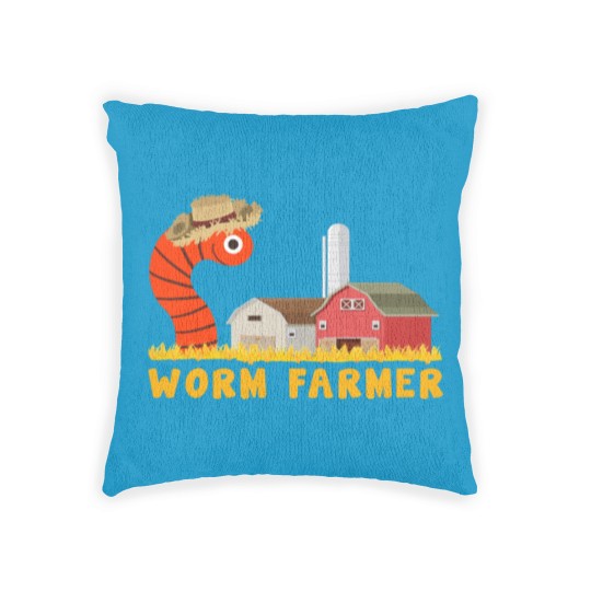 Discover Worm farmer - vermicomposting worm farmer Woven Pillows