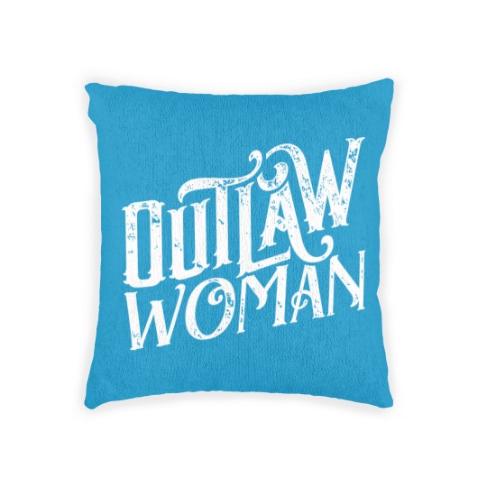 Discover Outlaw Woman Woven Pillows