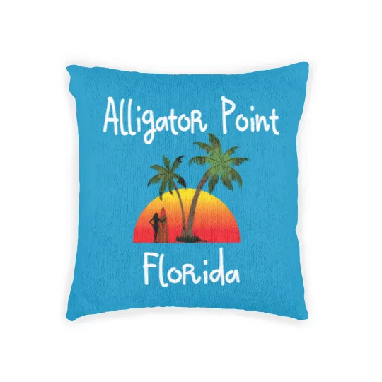 Discover Alligator Point Florida Woven Pillows